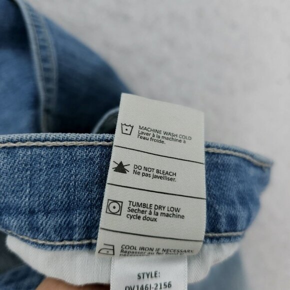 Vince Mason Relaxed Rolled Jeans in Hombre Wash Ombre Size 25 - Picture 9 of 10